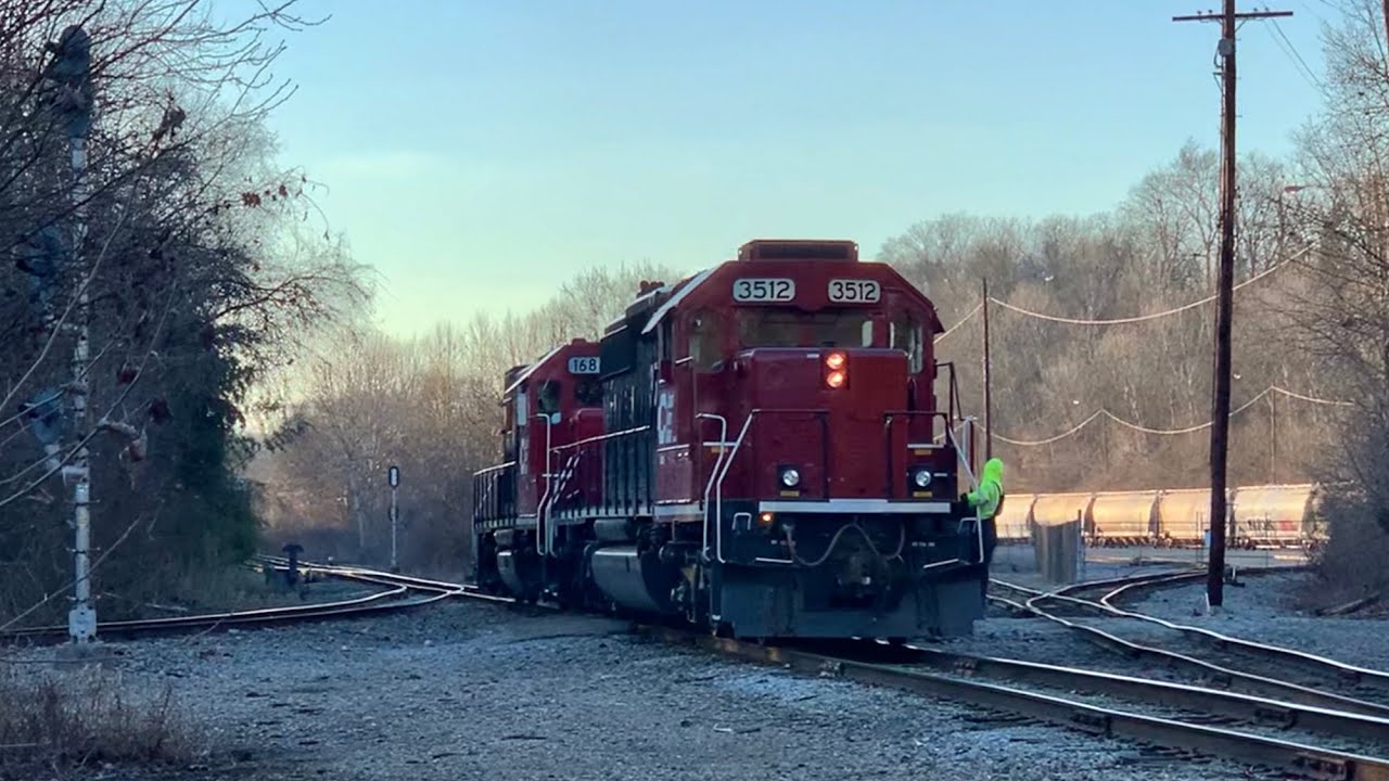 RARE Clare Yard RR Switching!  Hard To Get Action On Short Line Railroad Cincinnati Eastern Railroad