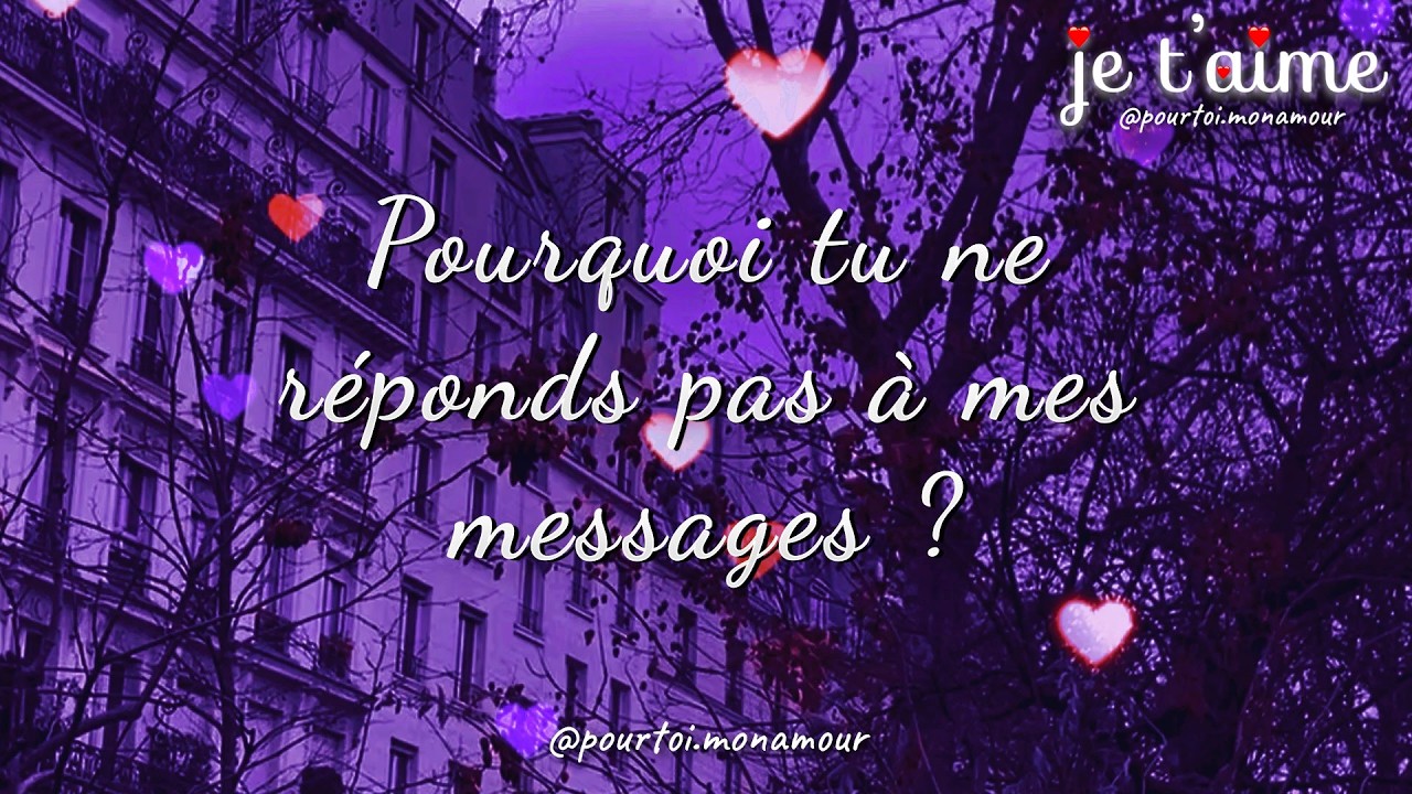 ♥️ Réponds, stp, mon amour ! • Un message pour toi 🌸 #amour #love #jetaime #french #pourtoi #paris