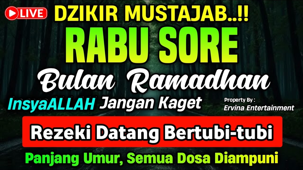 DZIKIR SIANG HARI RABU MUSTAJAB.!! InsaAllah Rezeki Datang Bertubi Tubi | Qori : Ust. Tajul Arifin