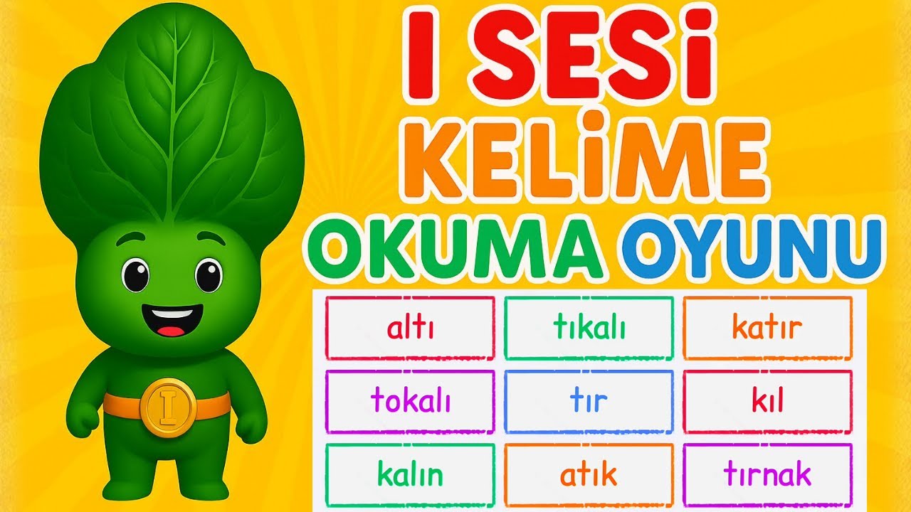 I Sesi Kelime Okuma Oyunu l Eğlenerek Öğren