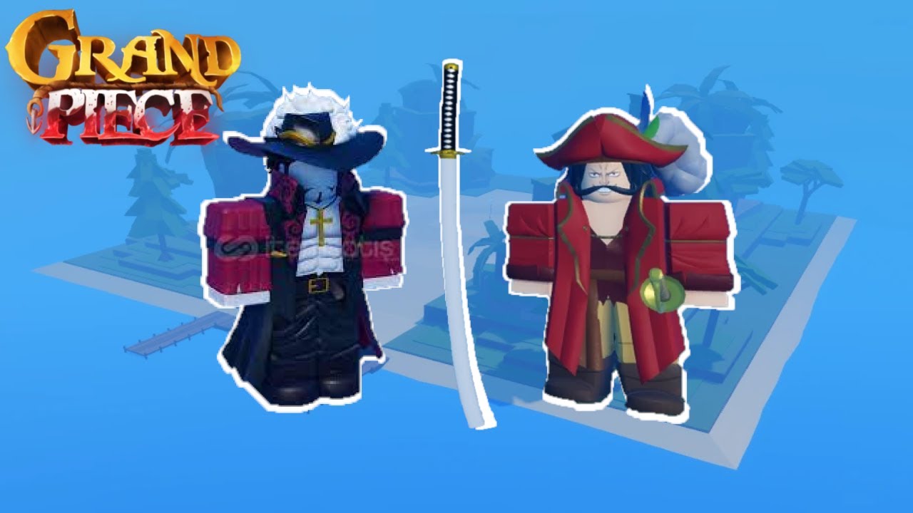 How to easy Katana-Only Solo Mihawk and Roger // Grand Piece Online (Roblox)