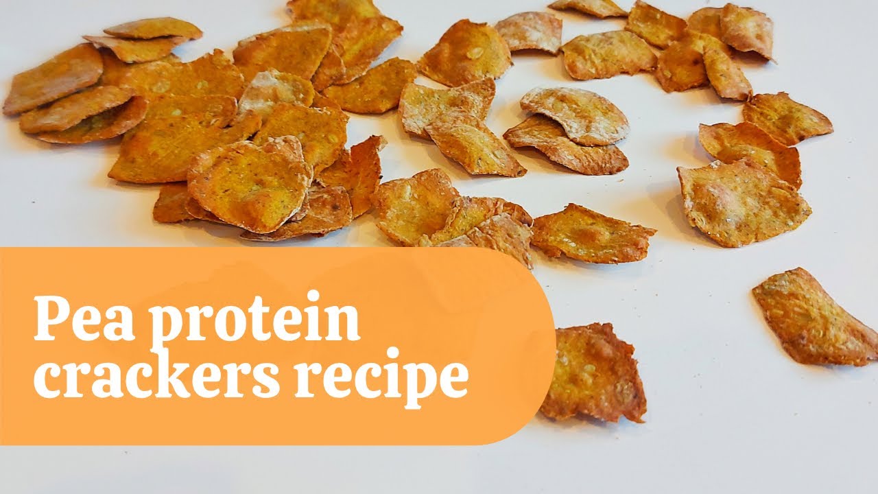Vegan Pea Protein Crackers Recipe - Satisfying to watch