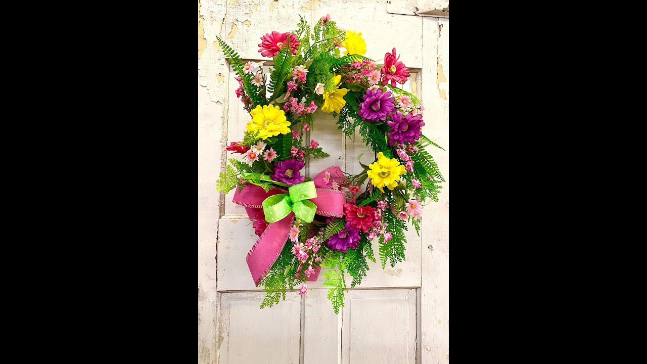 Summer Grapevine Wreath |  Dylan Live Demo