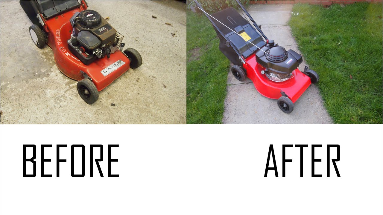 RESTORING AN ABANDONED MOWER - Laser Mountfield Honda GV100