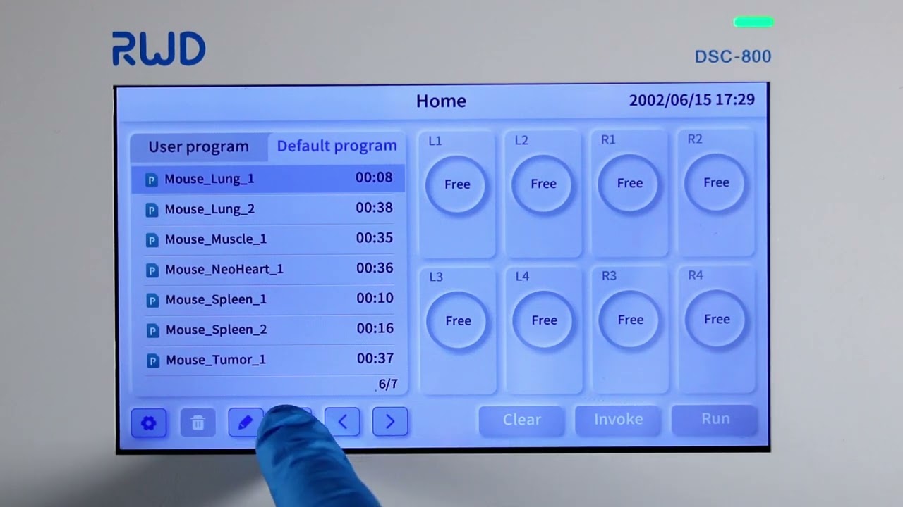 Demonstration for RWD Single Cell Suspension Dissociator