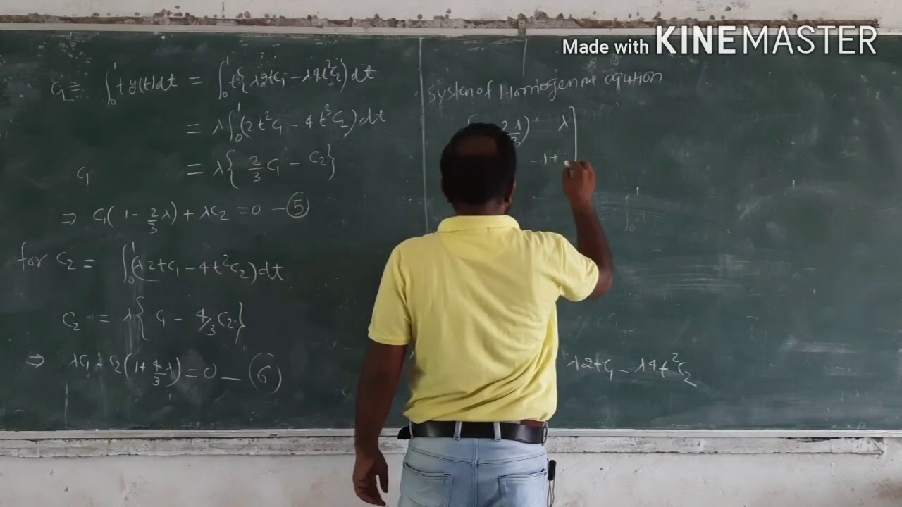 #09.Eigenvalues and Eigenfunctions Of Homogeneous fredholm I.E ll Integral Equation ll