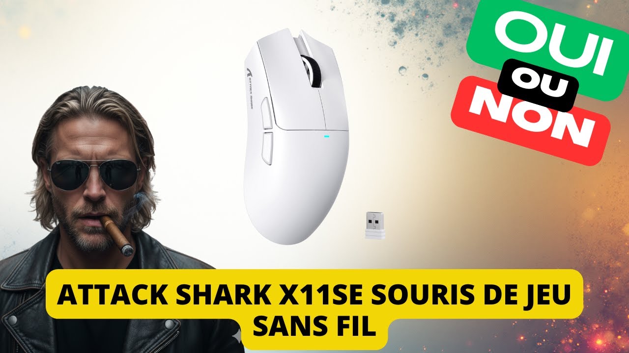 Attack Shark X11SE (2025) : La souris ultra-légère qui trouble les joueurs ?