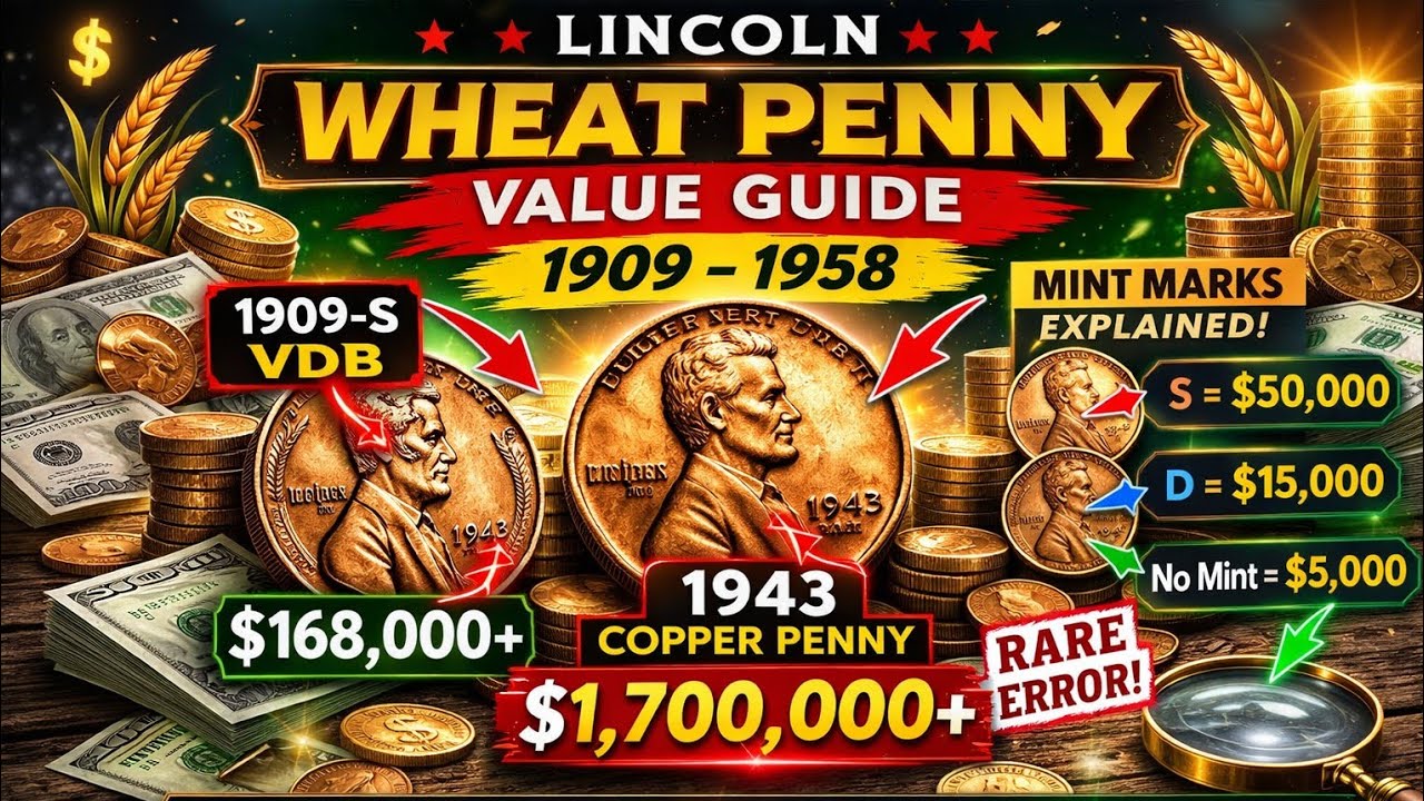 Полная история культового монетного знака Lincoln Wheat Cent.