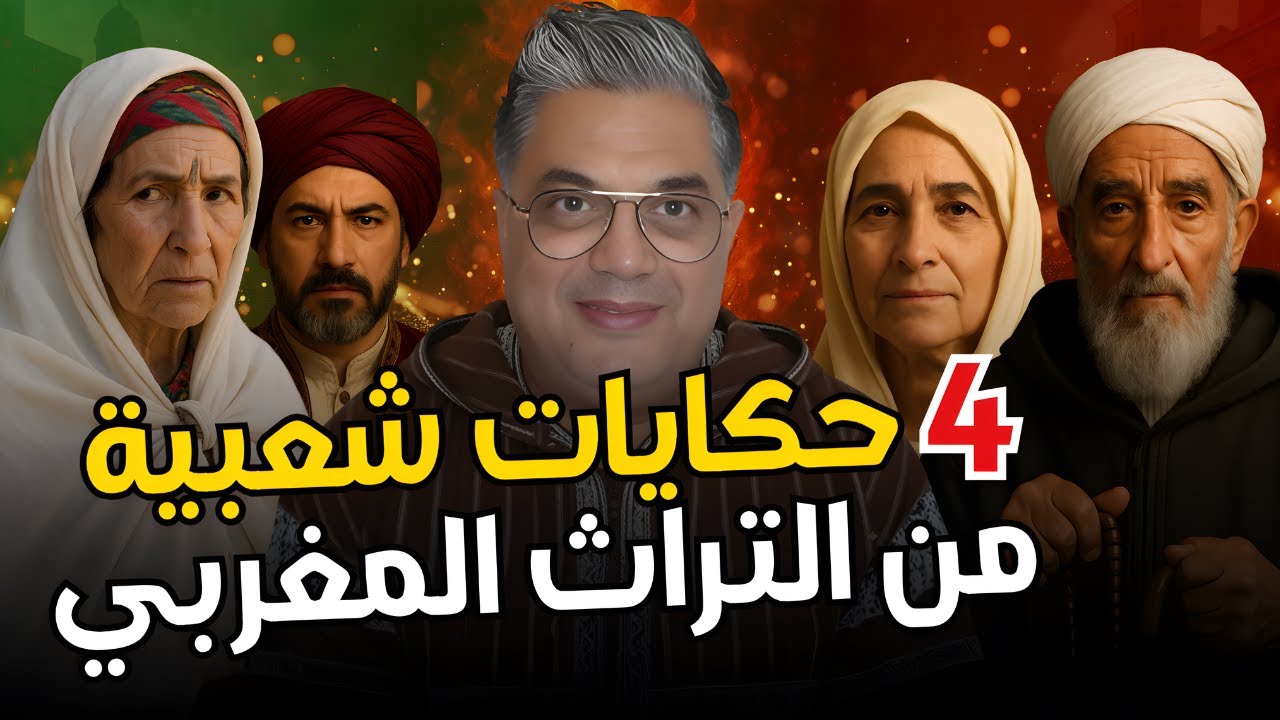 اربعة حكايات من التراث الشعبي المغربي متعة  وراحة نفسية