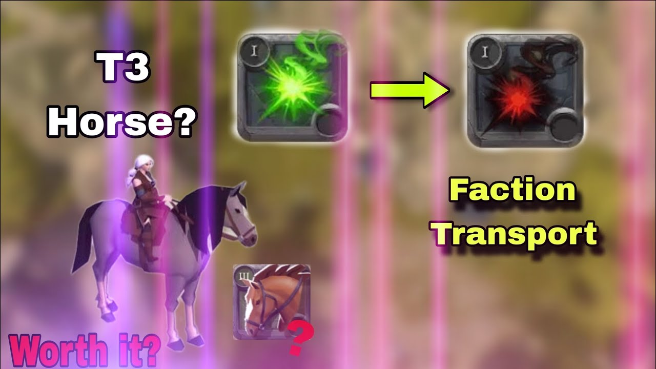 Transporting Faction hearts with T3 Horse | Is it Risky?