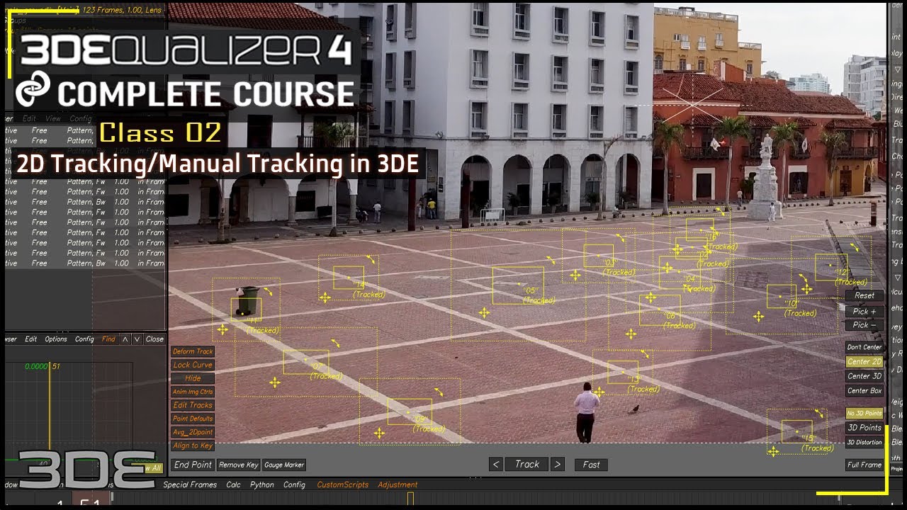 3DEqualizer - 2D tracking/Manual Tracking in 3DEqualize | Camera Tracking in 3DEqualizer | Class 02