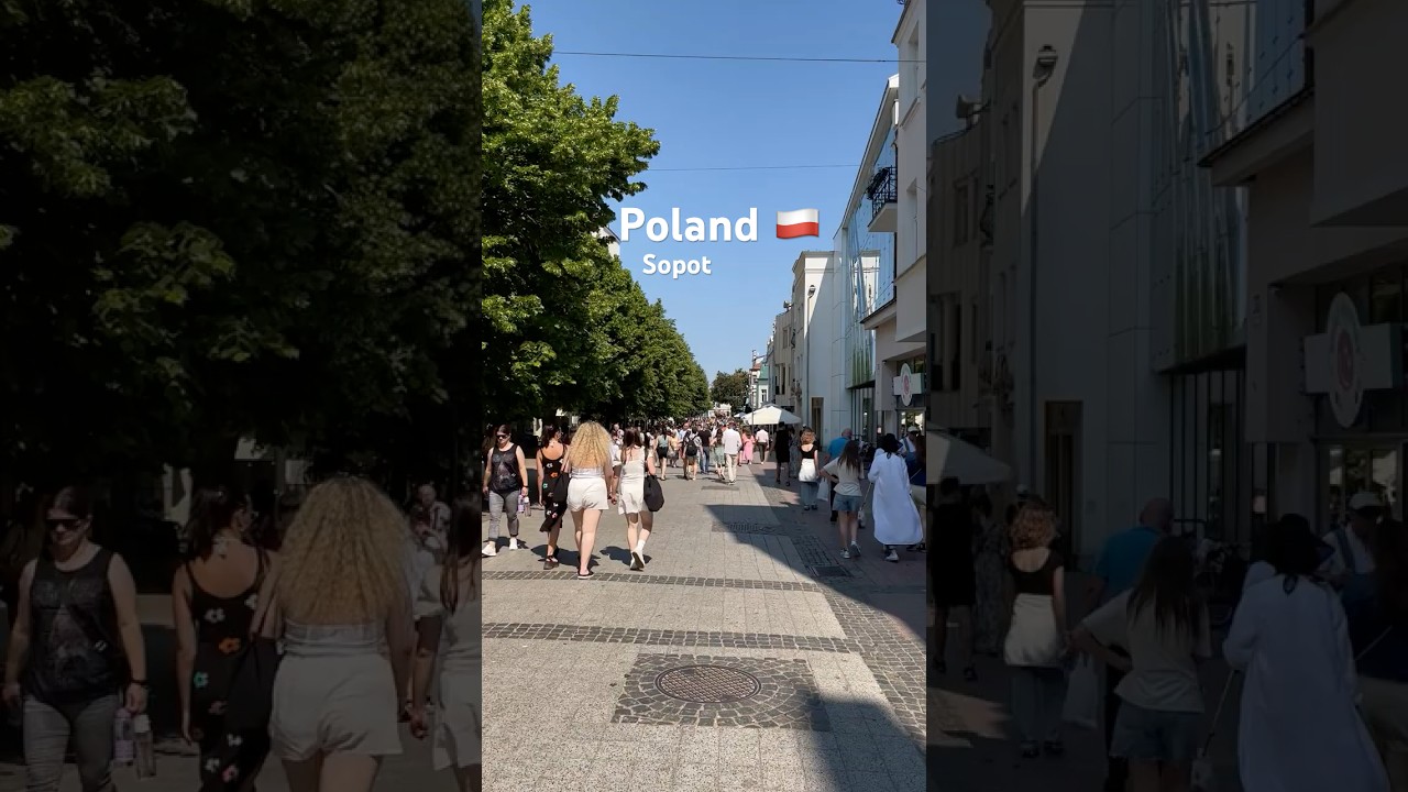 SOPOT | POLAND 🇵🇱 Busy Street | Summer  