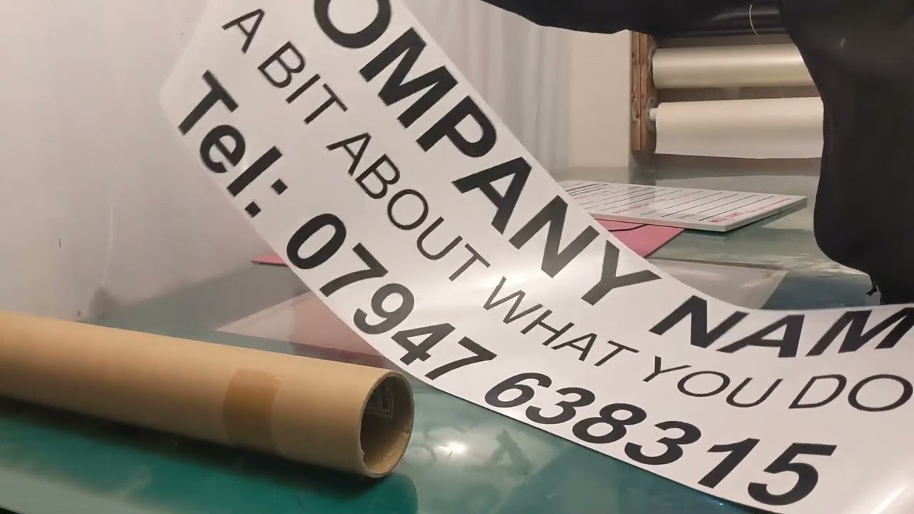Magnetic van signs cost effective and easy way too advertise on your van