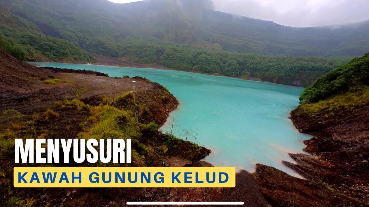 Terbang Pendek ke KAWAH Gunung Kelud pakai DRONE KECIL !!!