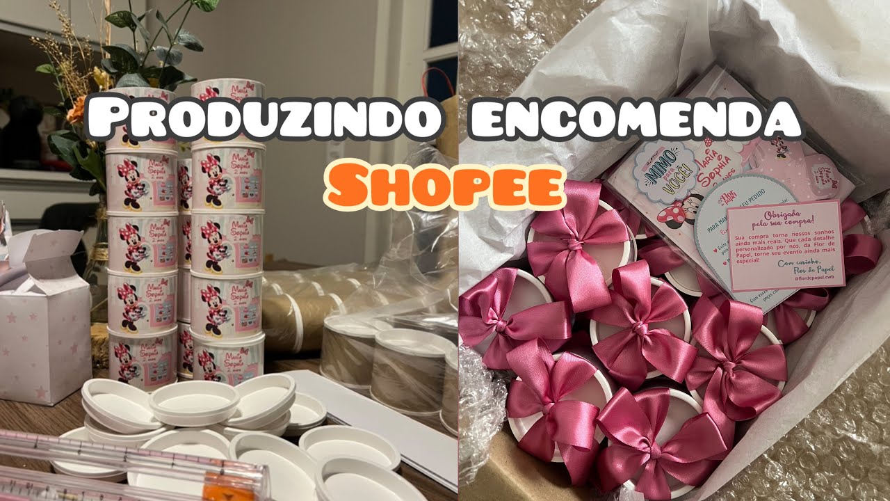 Produzindo meu SEGUNDO PEDIDO NA SHOPEE - papelaria personalizada