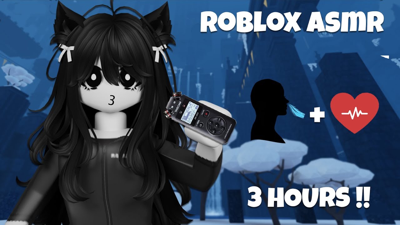 Roblox ASMR Rain + Heartbeat and Breathing Sounds for Sleep🌬️ 3 HOURS 