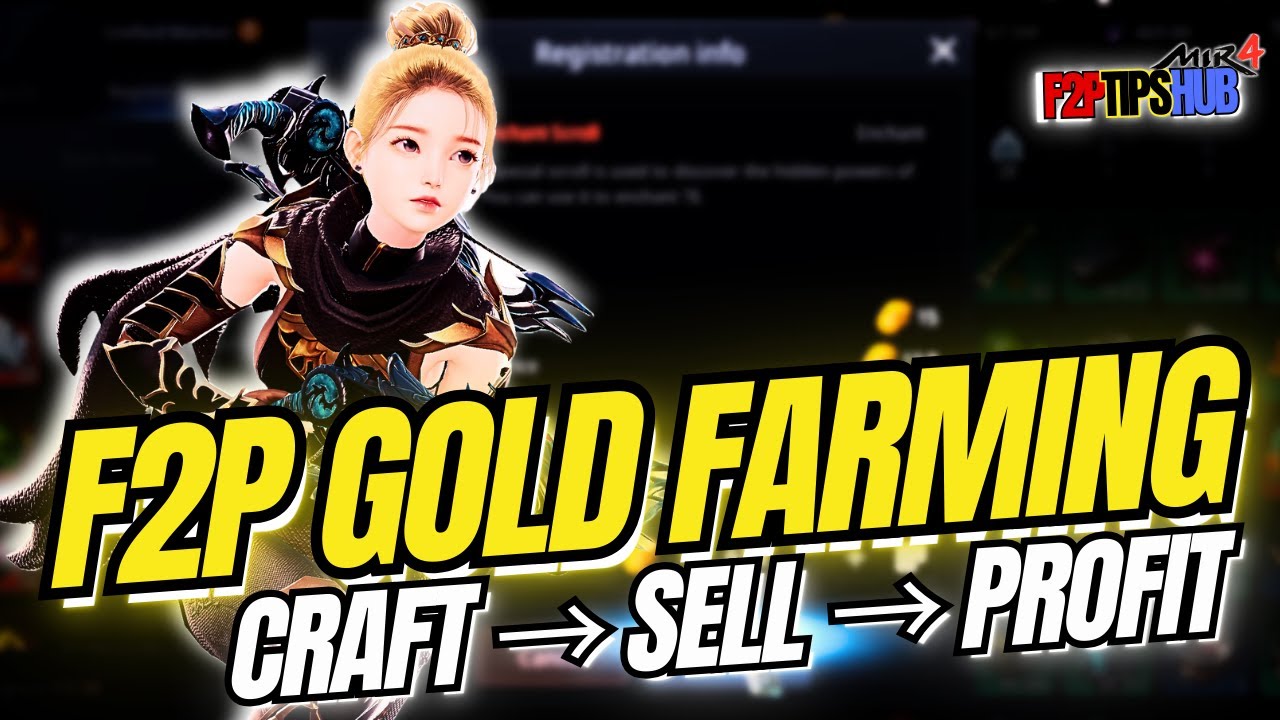 MIR4 F2P Gold Farming 2026 | Crafting, Codex Prep, Tradable Materials & Enchant Scroll Profit Guide