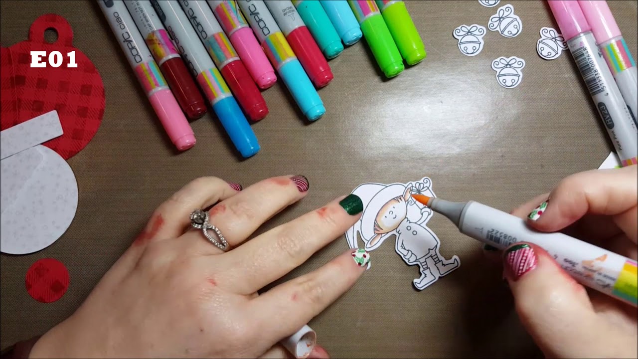 Technique Tuesday: Copic Christmas Sticker Gift Set