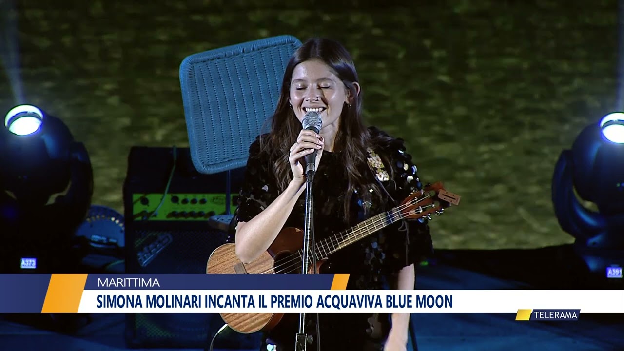Simona Molinari incanta il Premio Acquaviva Blue Moon