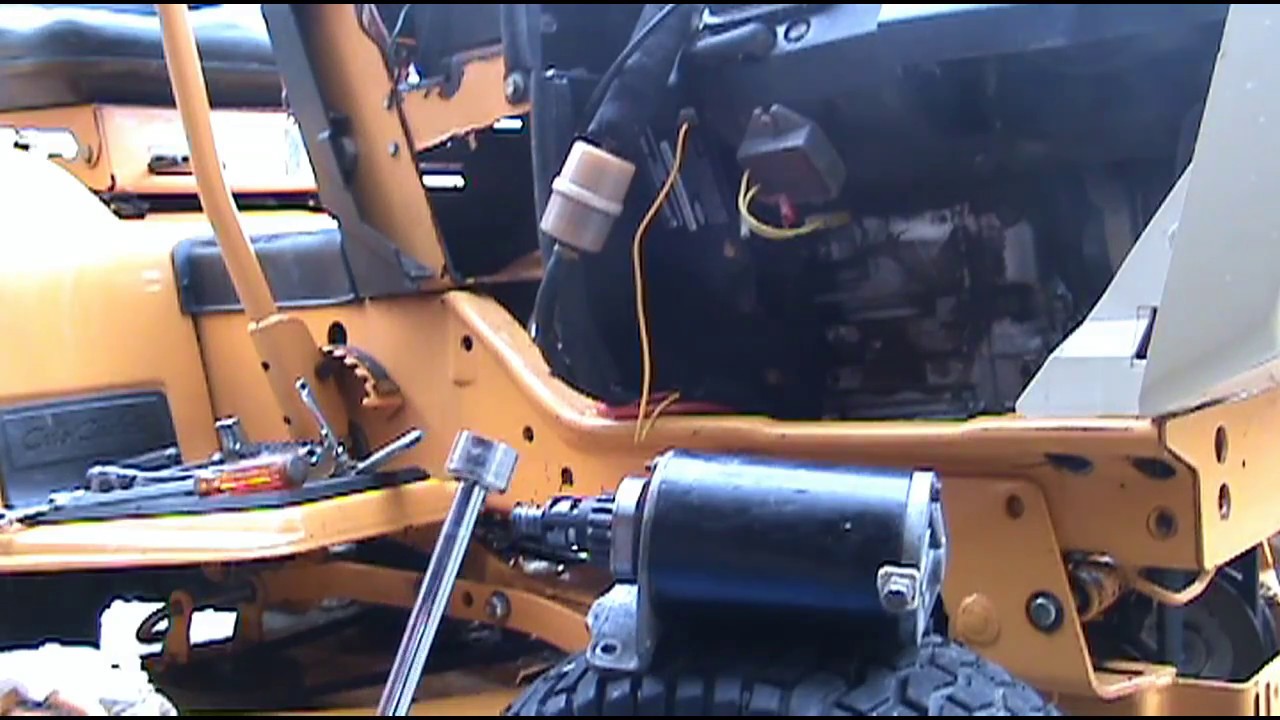 1996 Cub Cadet Starter removal and repair