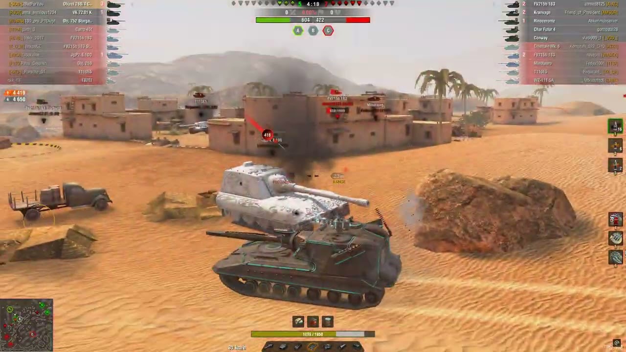 Object 268/4 - 7,7k dmg 6 kill - 10v10 - World of Tanks Blitz