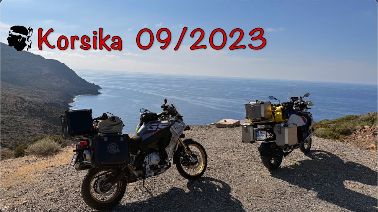 Korsika na motorce 2023