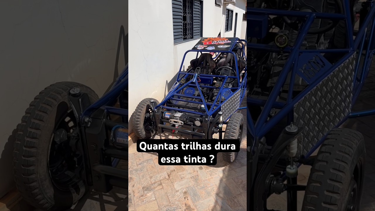 Gaiola motor de fusca Lacraia pintada