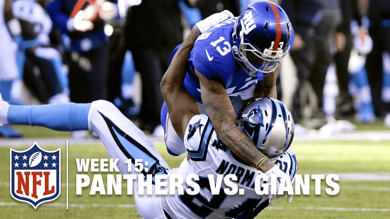 NFC or UFC?: Odell Beckham Jr. vs. Josh Norman! | Panthers vs. Giants | NFL