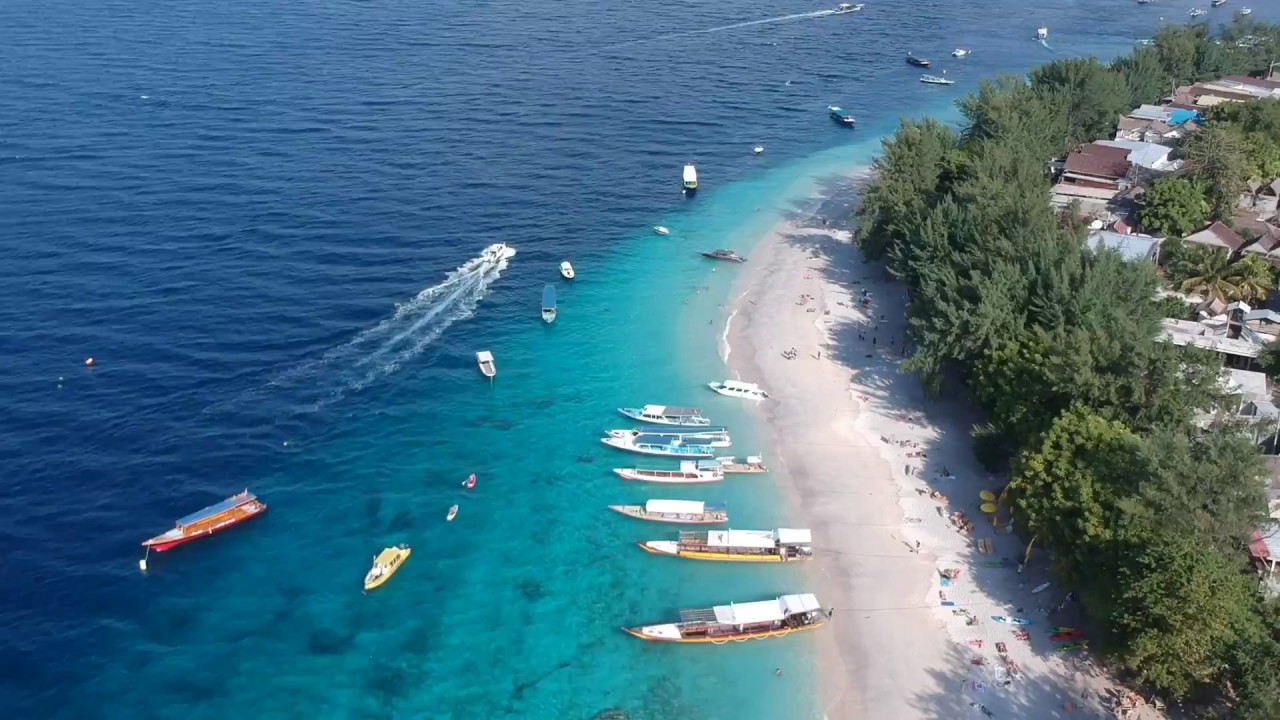 Gili Trawangan Beach Drone- July 2018