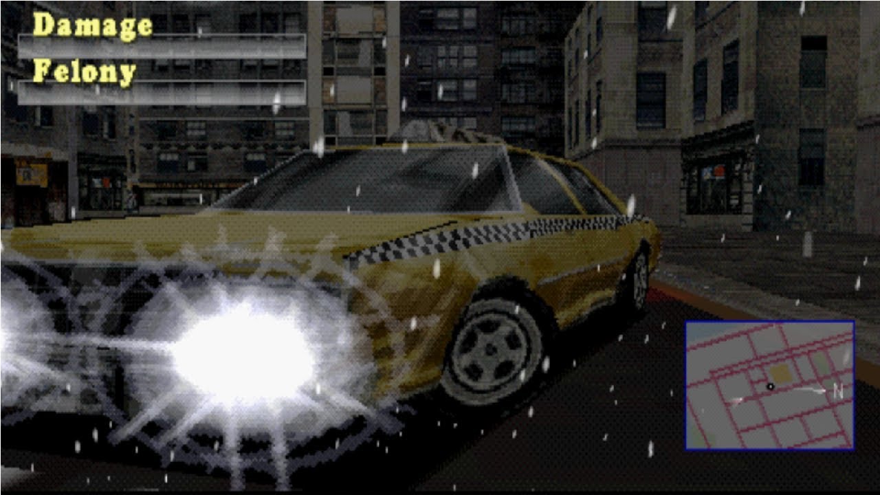 Driver 1 Take A Ride New York Taxi Night Snow #7