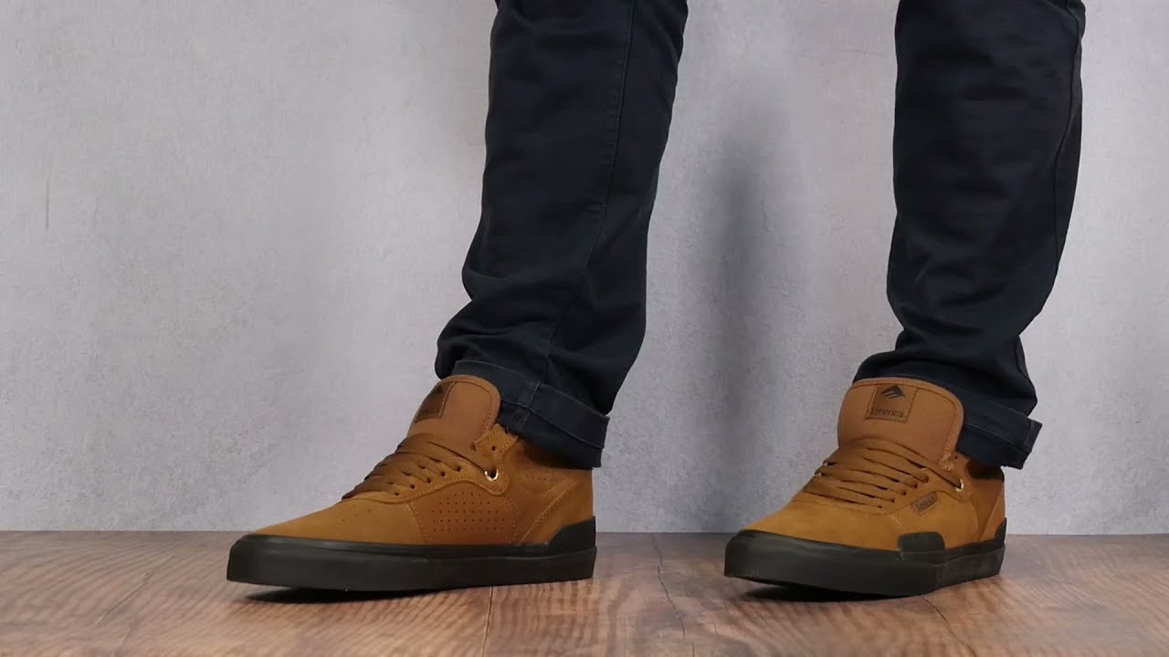 EMERICA PILLAR BROWN/BLACK ON FEET