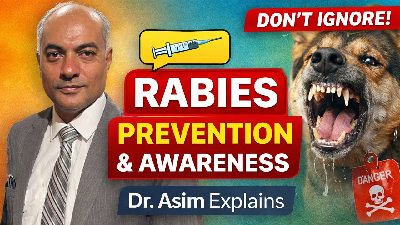Rabies: Prevention, Safety Measures & Life-Saving Awareness | Dr. Asim Khalid Explains