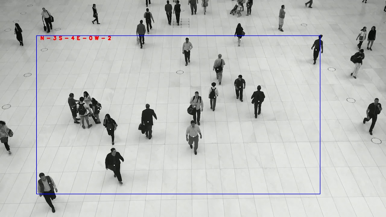 Multi directional crowd count