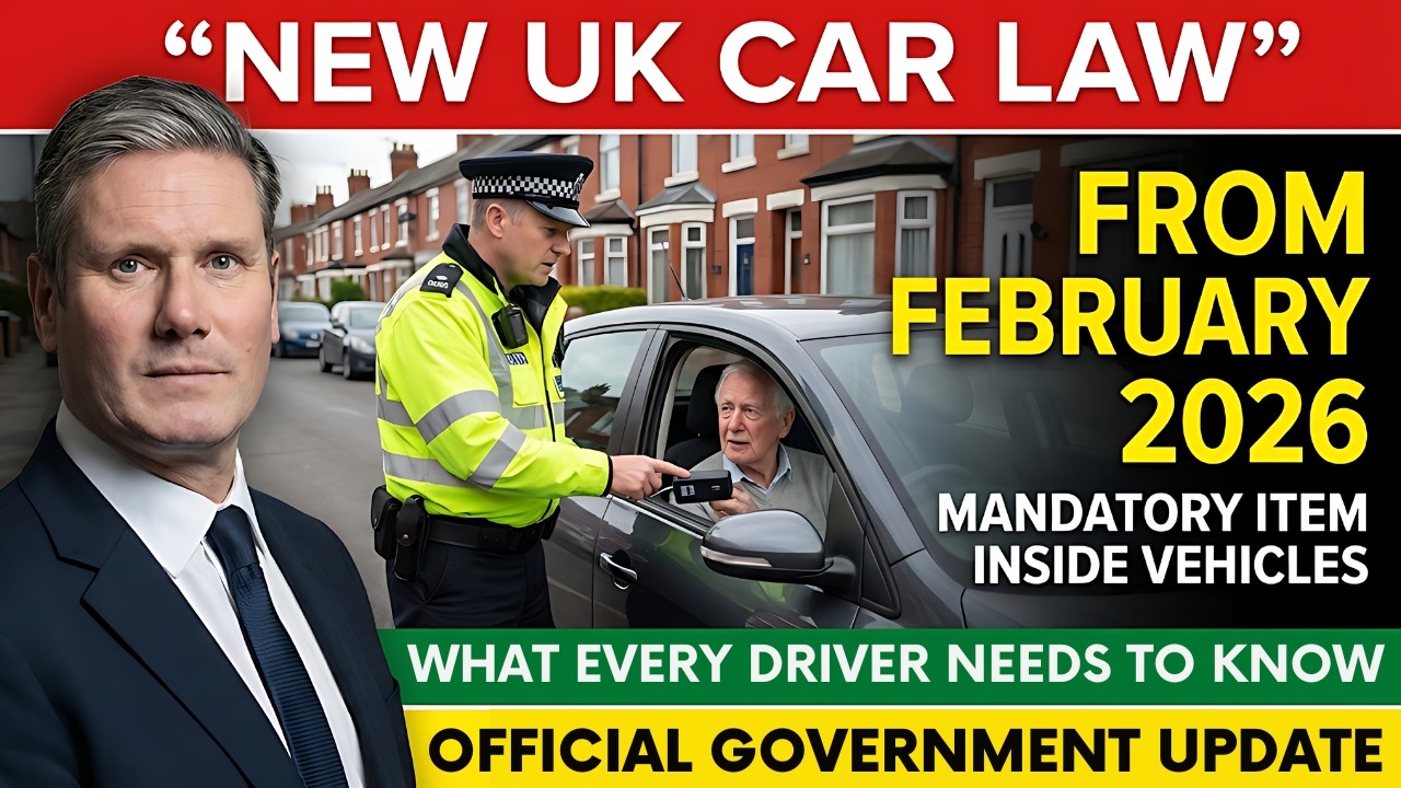 🚨 New UK Driving Rule Starting February 2026 &ndash; Mandatory Car Item You Must Know
