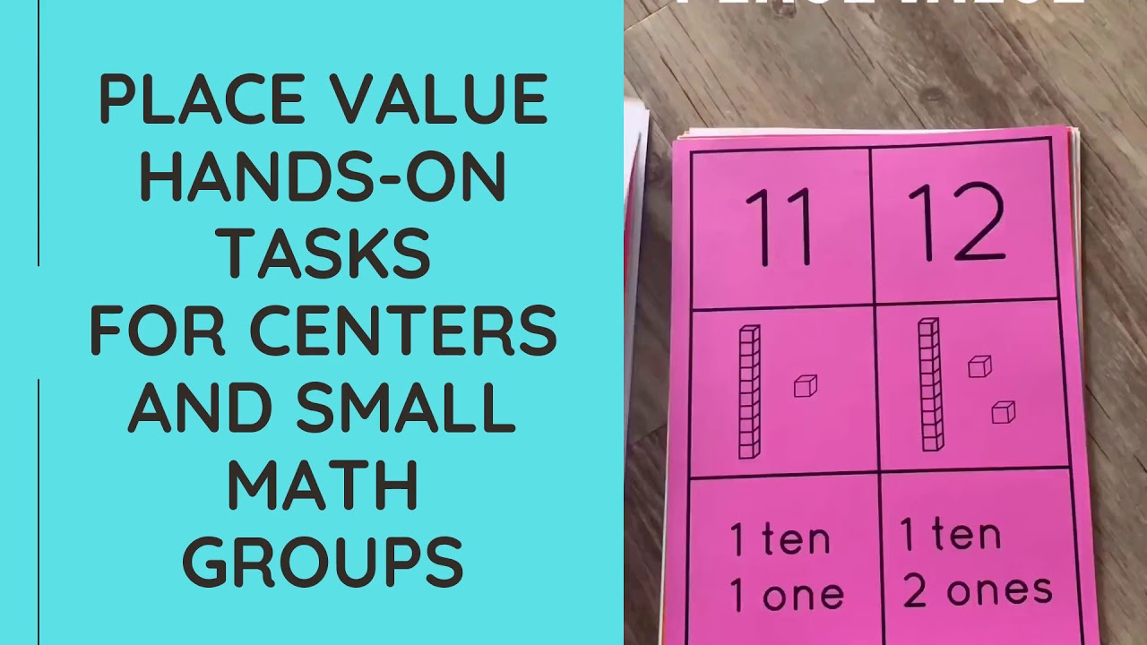 PLACE VALUE hands on tasks for centers and small math groups