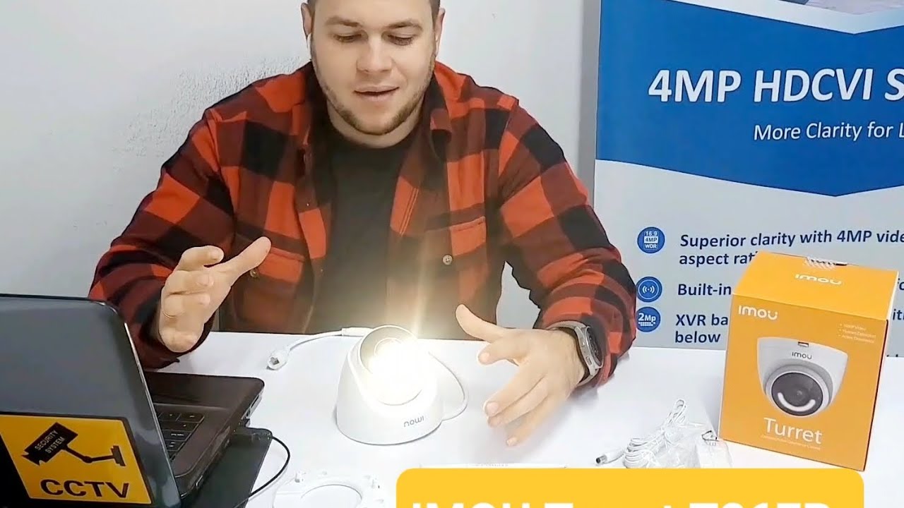 ВІДЕОКАМЕРА ДЛЯ ПІДЇЗДУ, ЛІФТА,  ДОМУ, ВУЛИЦІ, Imou Turret T26EP