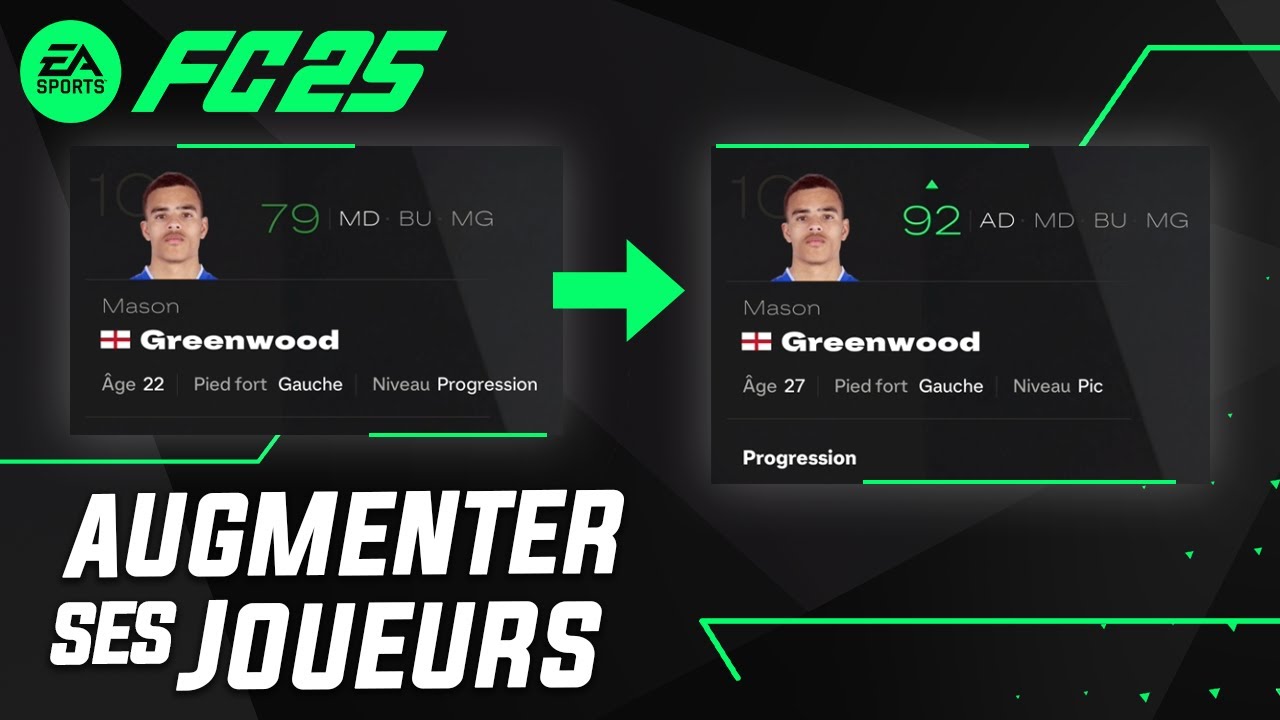 Comment faire PROGRESSER au MAXIMUM ses joueurs en CARRI&Egrave;RE ? (TUTORIEL FC25)