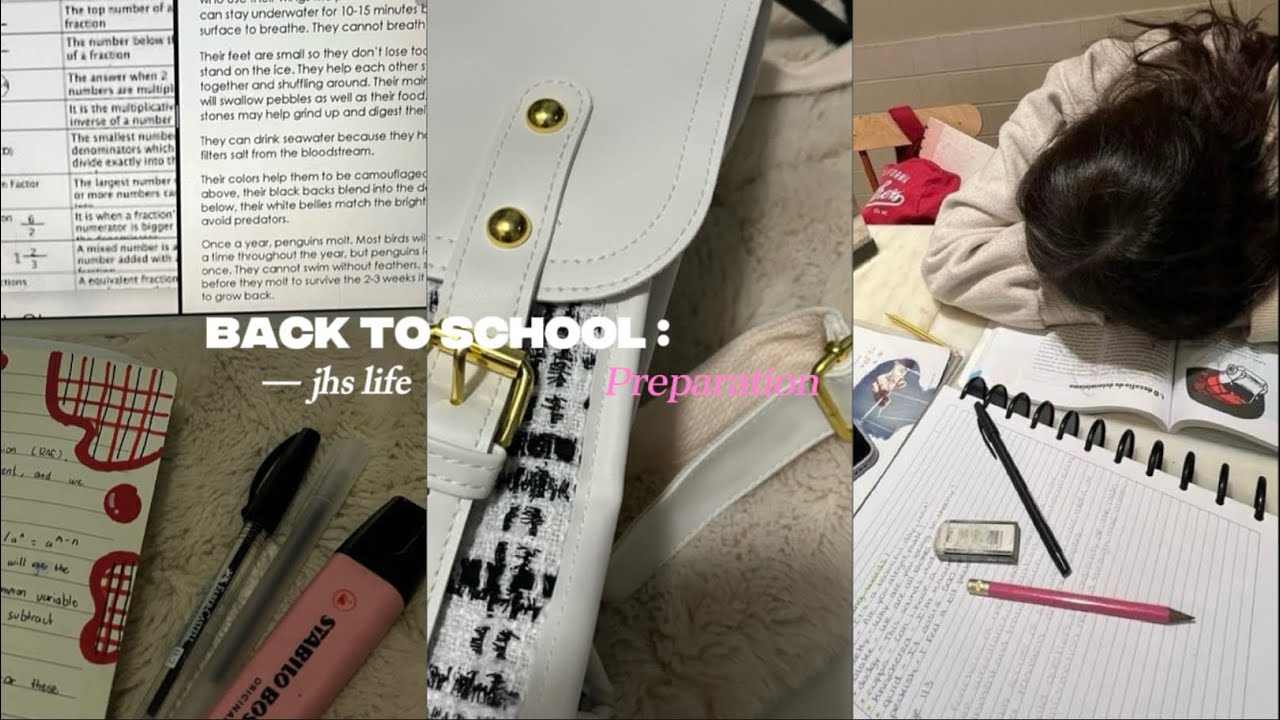Back to school prep! 📚📌 | shopping, what&rsquo;s in my bag? | jhs ep. 03; ep. 10