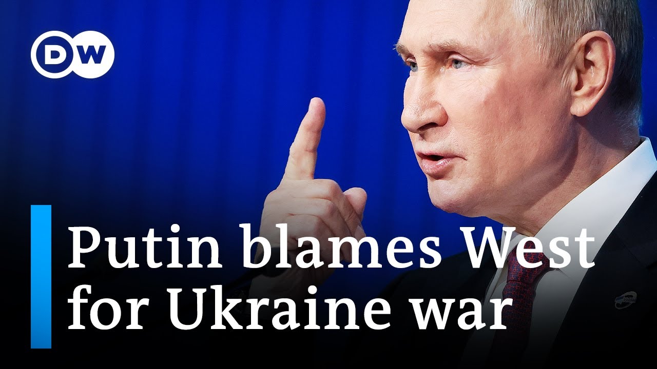 War in Ukraine: Putin lashes out against West | DW News