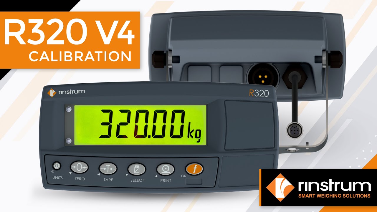 R320 V4 Calibration | Basic Weight-Control, Panel Mount Version or a Full Housing Version