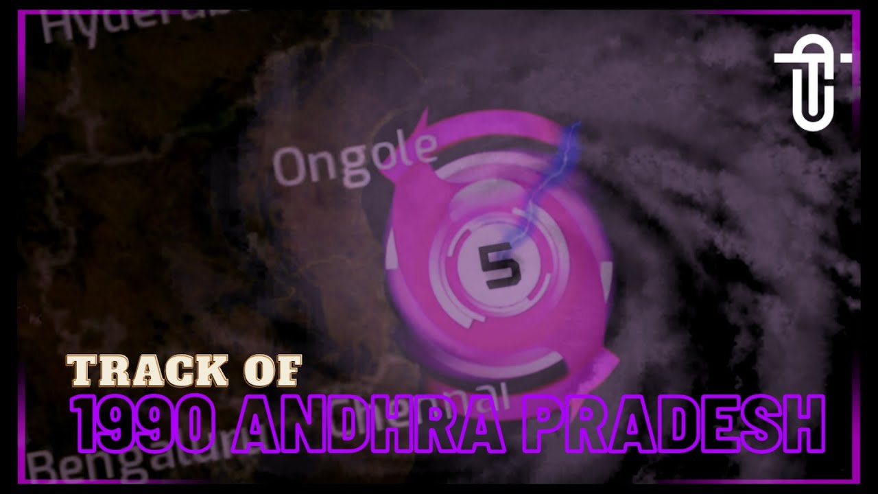The Track of 1990 Andhra Pradesh Cyclone 