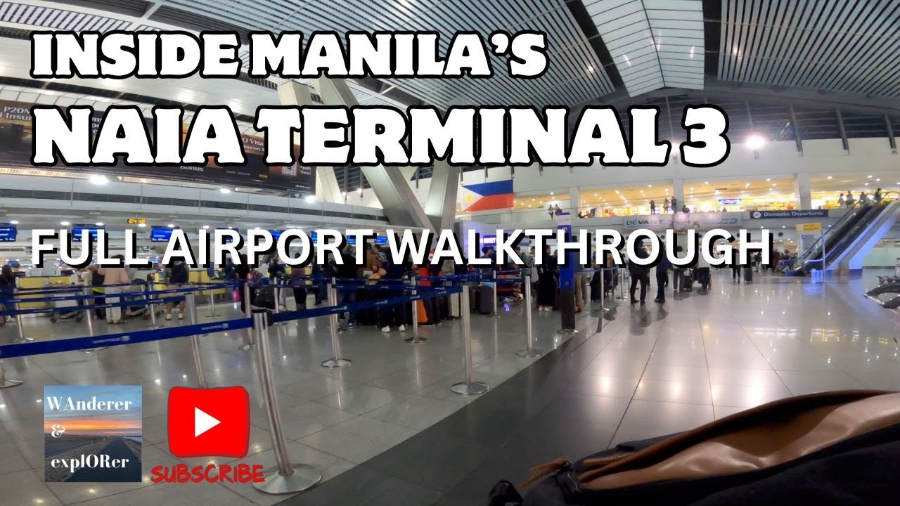 Inside Manila's NAIA Terminal 3 - A Full Airport ✈️  Walkthrough | Manila, Philippines 🇵🇭