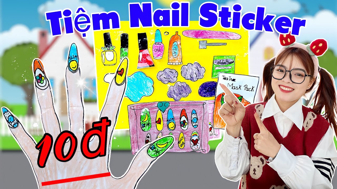 Làm Nail Sticker - Em Gái Hư Đòi Tiền Làm Móng Tay | Hằng Nheo Official