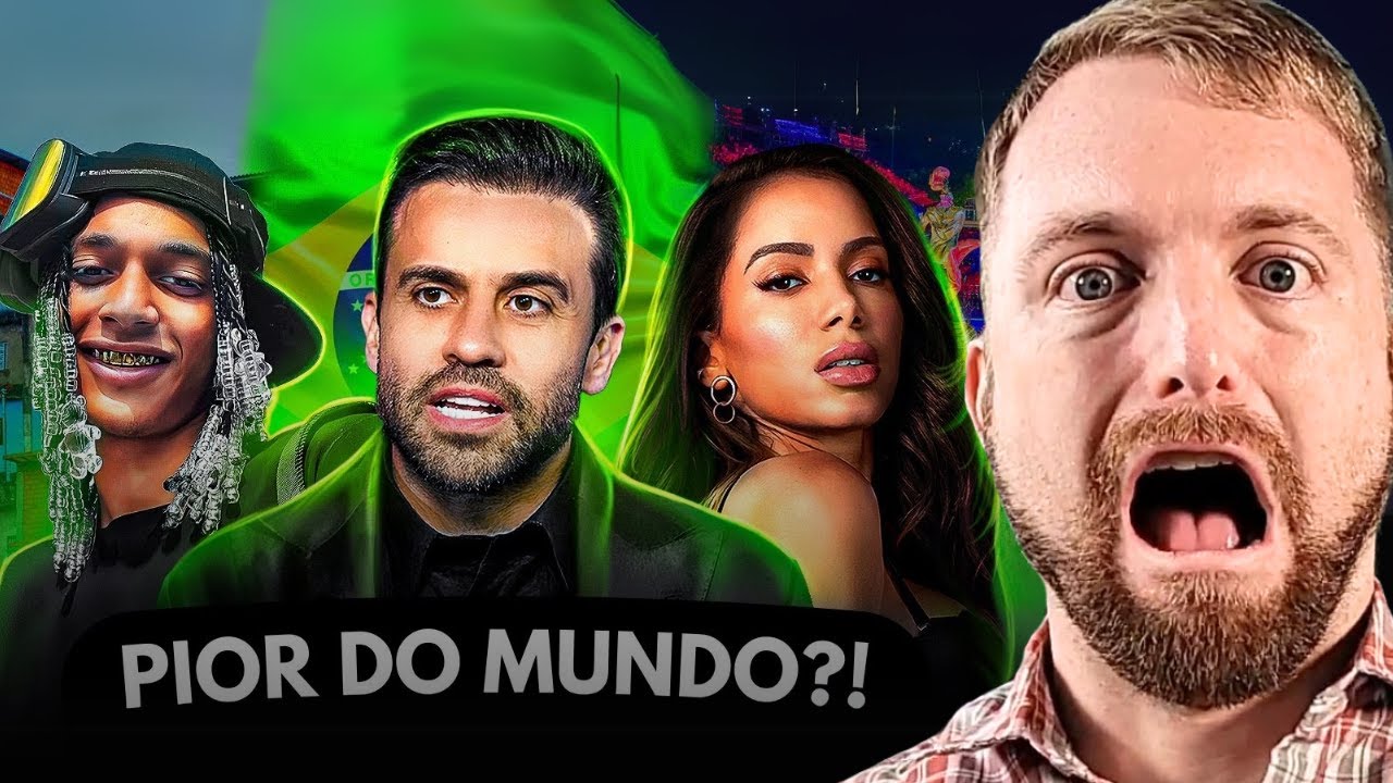 GRINGO REAGE A TRISTE CULTURA BRASILEIRA