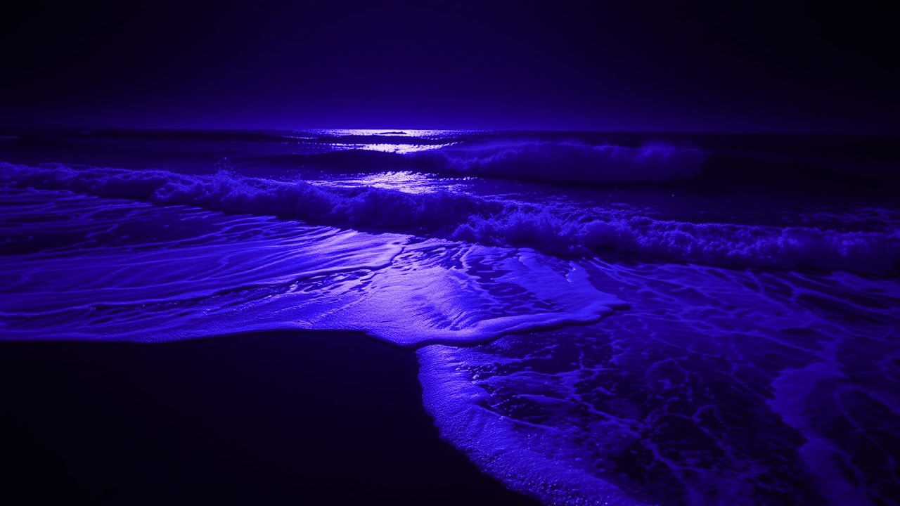 Ocean Waves at Midnight to Calm Anxiety and Relax Your Nervous System 🌙