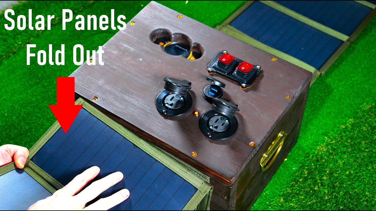 DIY Solar Generator - Portable Solar Station - Full Build