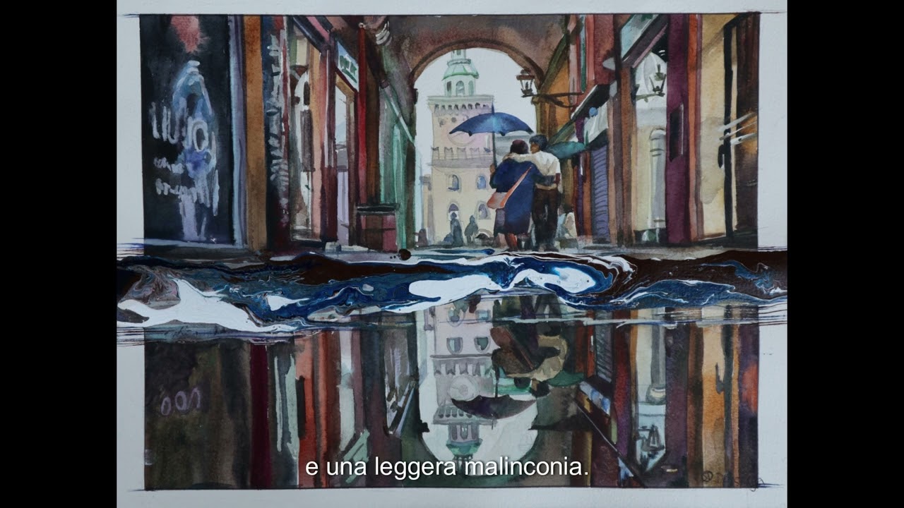 Sotto un ombrello  Bologna - Sviatlana Danskaya