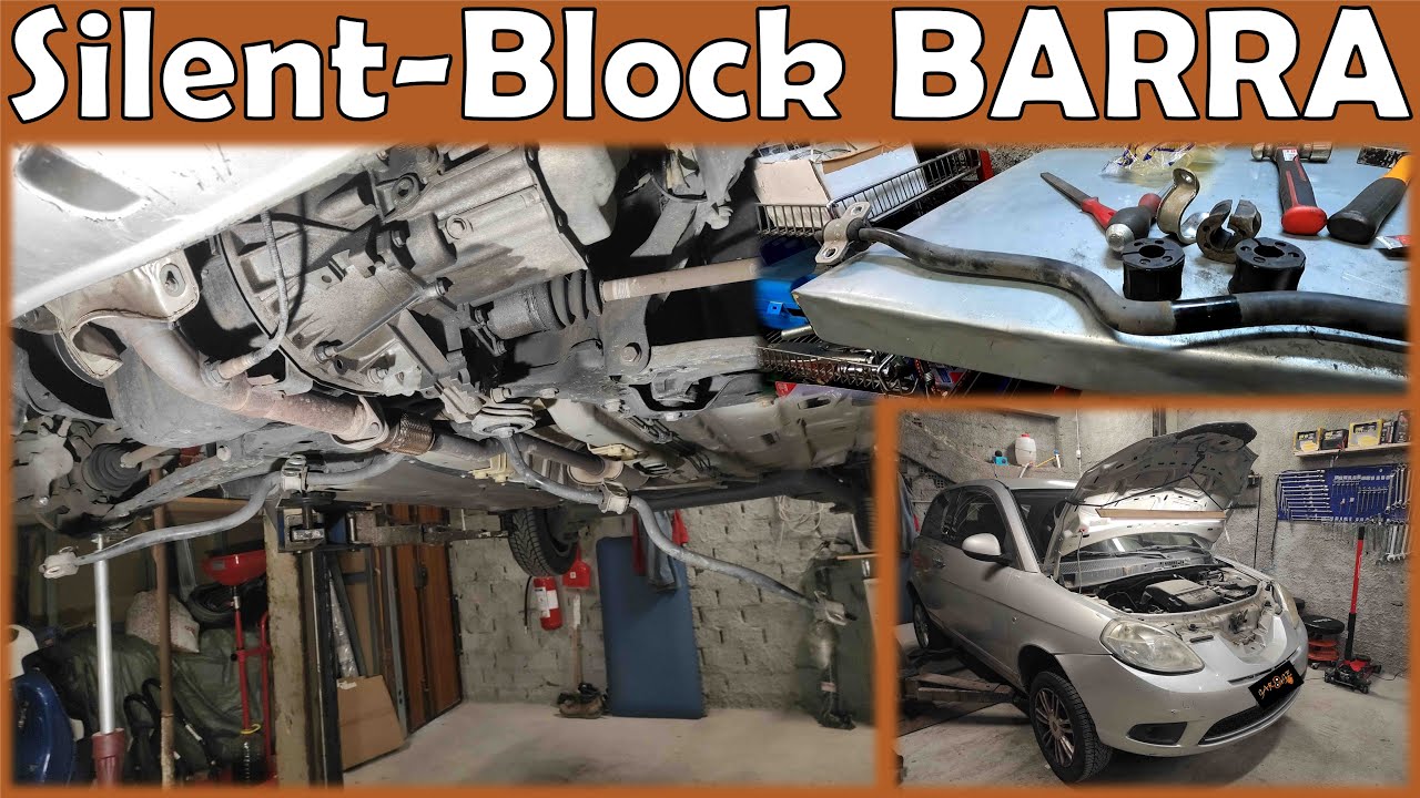 SUPPORTI BARRA STABILIZZATRICE: Sostituiamo i GOMMINI (SILENT BLOCK) - Lancia Ypsilon