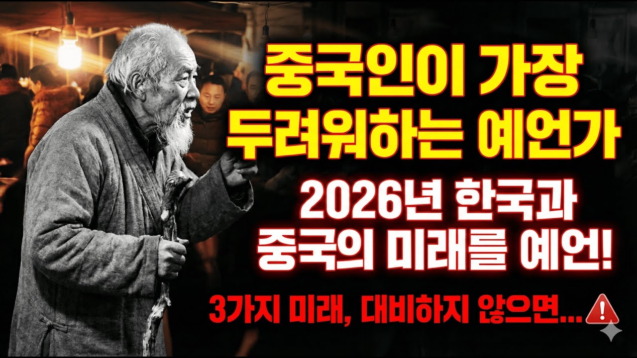 중국을 놀라게 한 2026년 한국 미래예언.