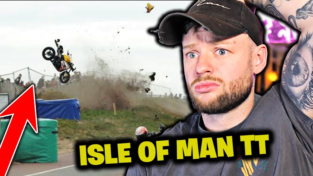 ISLE OF MAN TT CRASHES REACTION...
